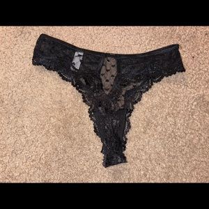 Heart Lace Thong